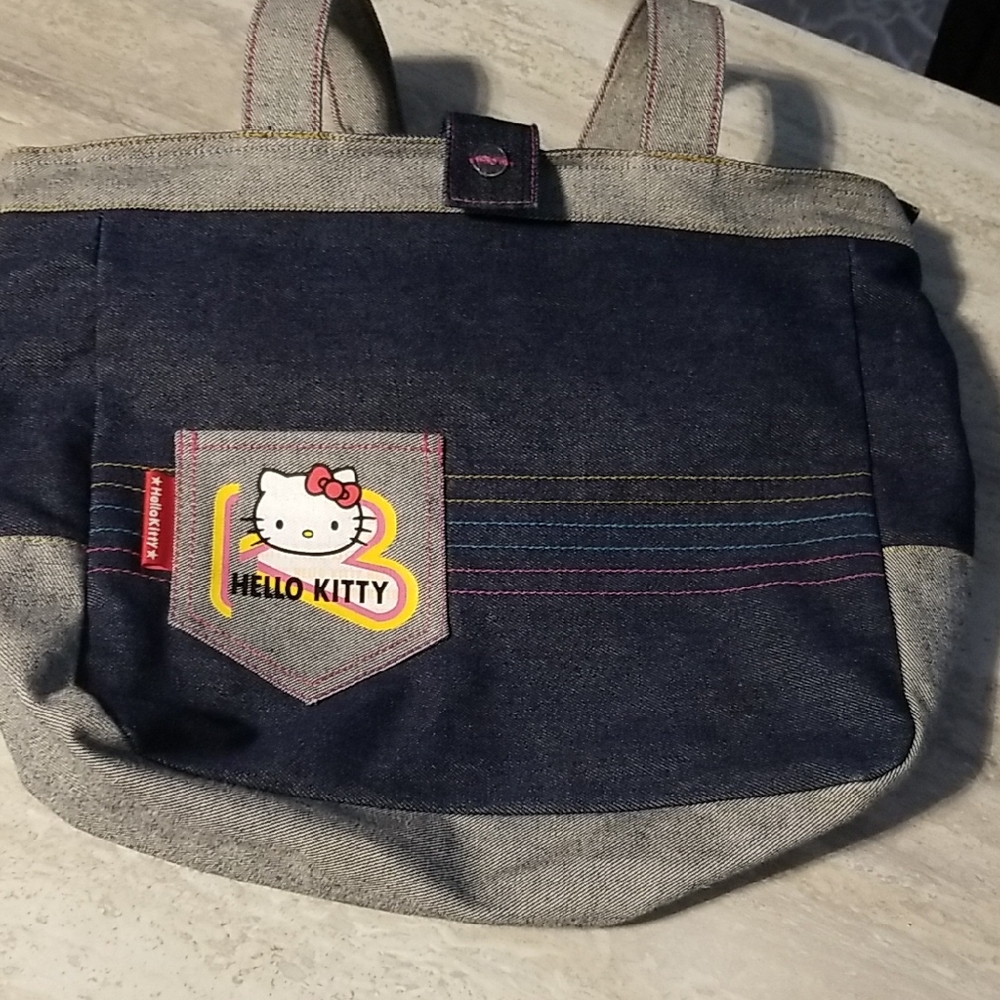 Hello Kitty Inspired Denim Bag